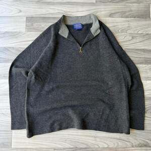 Pendleton Lambswool Quarter-Zip Sweater